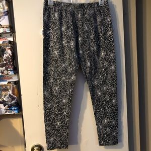 Spiderweb leggings sz USL